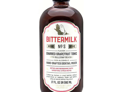 Bittermilk No 5 Charred Grapefruit Tonic Cocktail Mixer 502ml - Uptown Spirits