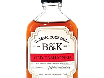 B&K Classic Cocktails Old Fasioned 100ml - Uptown Spirits
