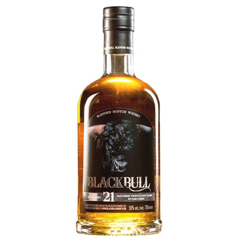 Black Bull 21 Year Blended Scotch Whiskey 750ml - Uptown Spirits
