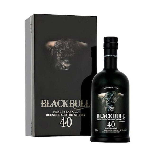 Black Bull 40 Year Blended Scotch Whiskey 750ml - Uptown Spirits