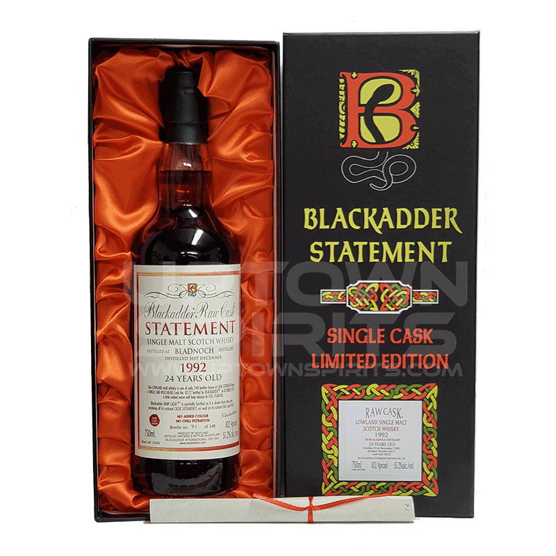 Blackadder Raw Cask Bladnoch 24 Year 1992 Scotch - Uptown Spirits