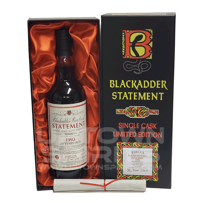 Blackadder Raw Cask Tomatin 24 Year 1993 Scotch - Uptown Spirits