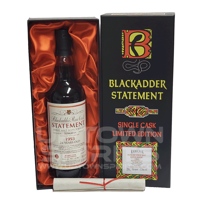Blackadder Raw Cask Tomatin 24 Year 1993 Scotch - Uptown Spirits