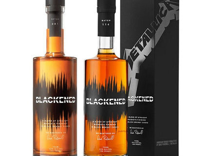 Blackened Black Album Metallica Whiskey Limited Edition Bundle - Uptown Spirits