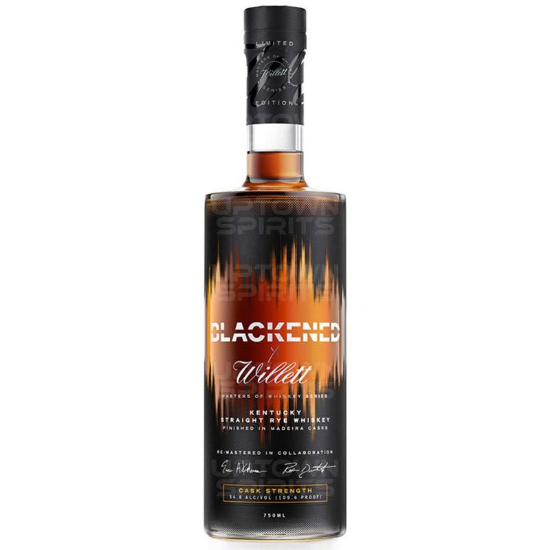 Blackened X Willet Straight Rye Whiskey Limited Edition 750ml - Uptown Spirits