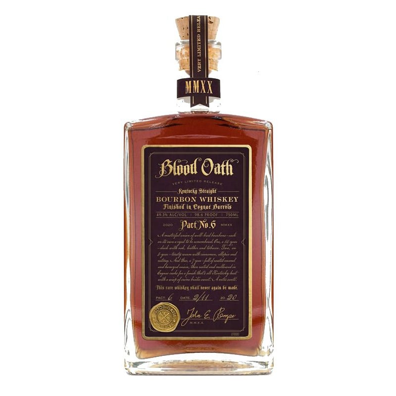Blood Oath Pact No 6 Bourbon Whiskey - Uptown Spirits