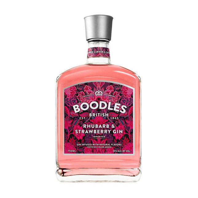 Boodles Rhubarb & Strawberry Gin 750ml - Uptown Spirits