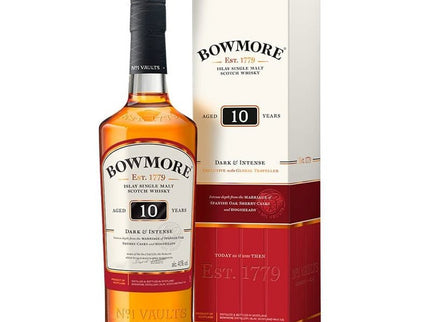 Bowmore 10 Year Islay Single Malt Scotch Whiskey 750ml - Uptown Spirits
