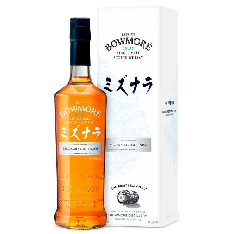 Bowmore Minzunara Cask Finish Single Malt Scotch Whiskey 750ml - Uptown Spirits