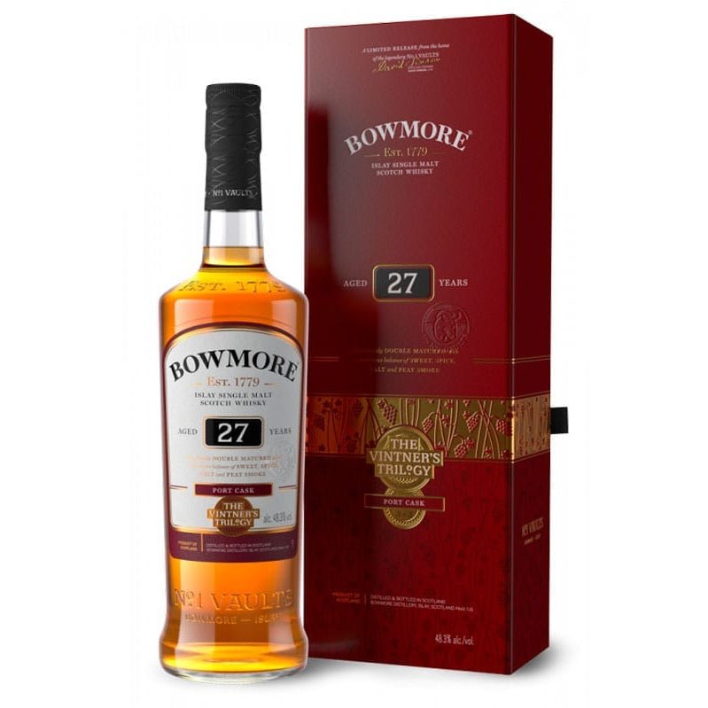 Bowmore Vintner’s Trilogy 27 Year Scotch Whiskey 750ml - Uptown Spirits