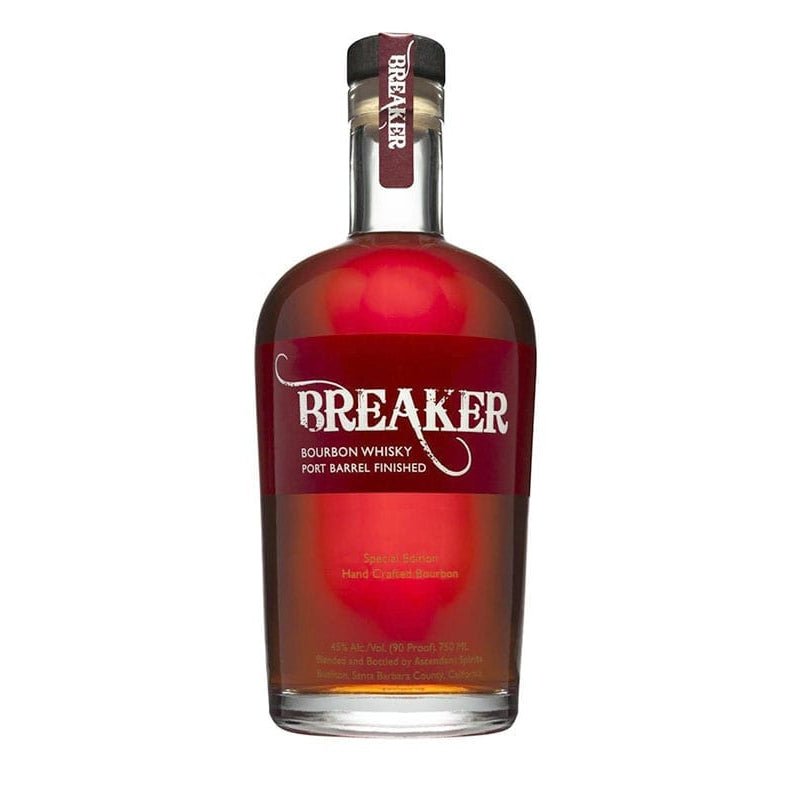 Breaker Bourbon Whiskey Port Barrel Finished 750ml - Uptown Spirits
