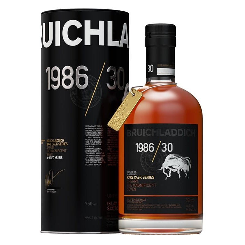 Bruichladdich 1986 Rare Cask Series 30 Year Scotch Whiskey - Uptown Spirits