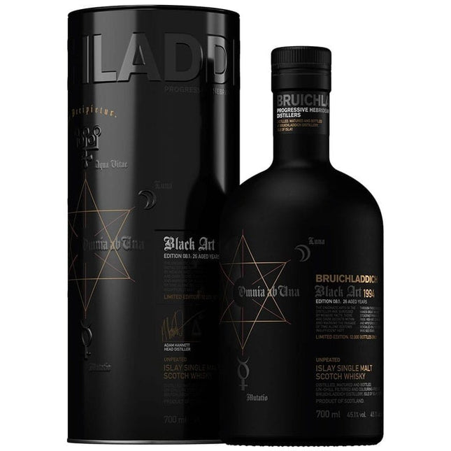 Bruichladdich Black Art 1994 08.1 26 Year Scotch Whiskey - Uptown Spirits