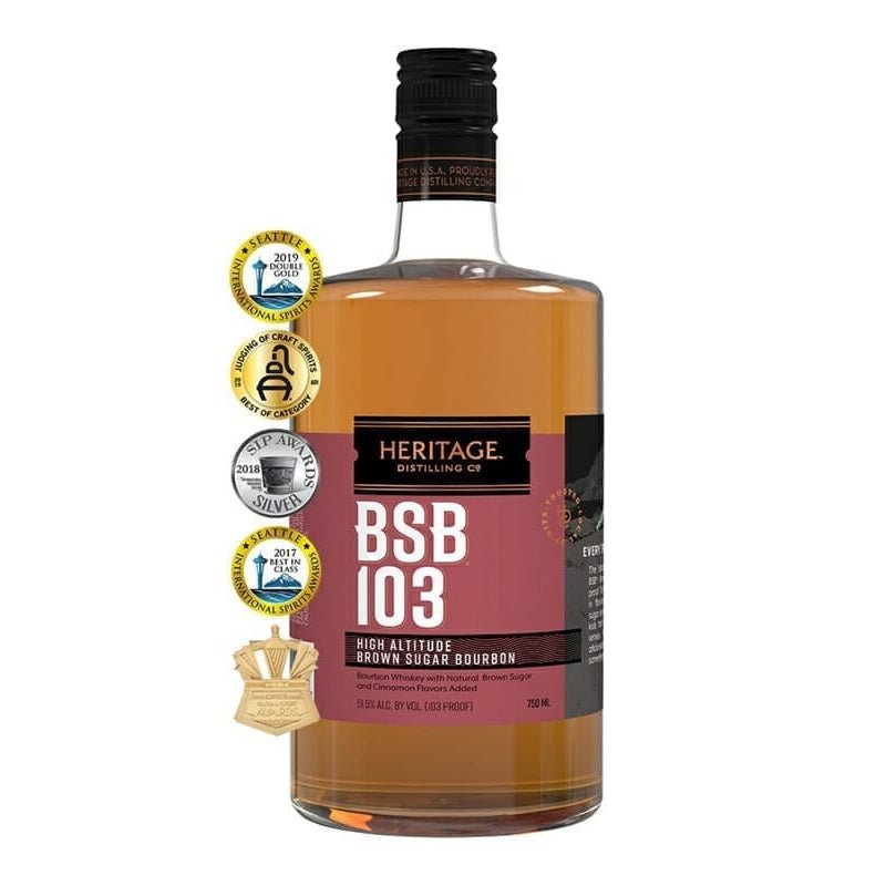 BSB 103 Heritage Distilling Brown Sugar Bourbon 750ml - Uptown Spirits