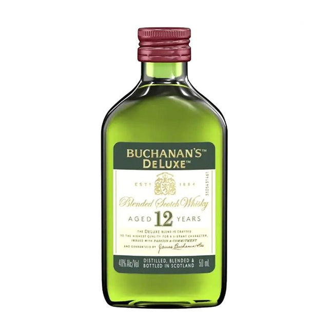 Buchanans 12 Years Deluxe Scotch Whiskey Mini Shot 50ml - Uptown Spirits