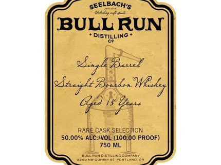 Bull Run 15 Year Old Single Barrel Straight Bourbon - Uptown Spirits