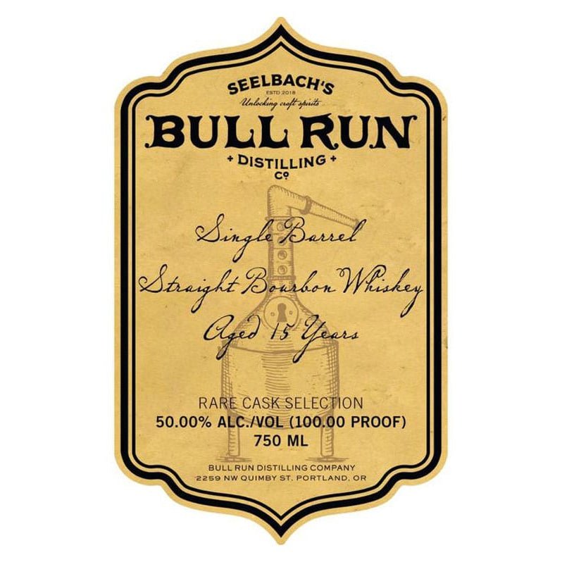 Bull Run 15 Year Old Single Barrel Straight Bourbon - Uptown Spirits