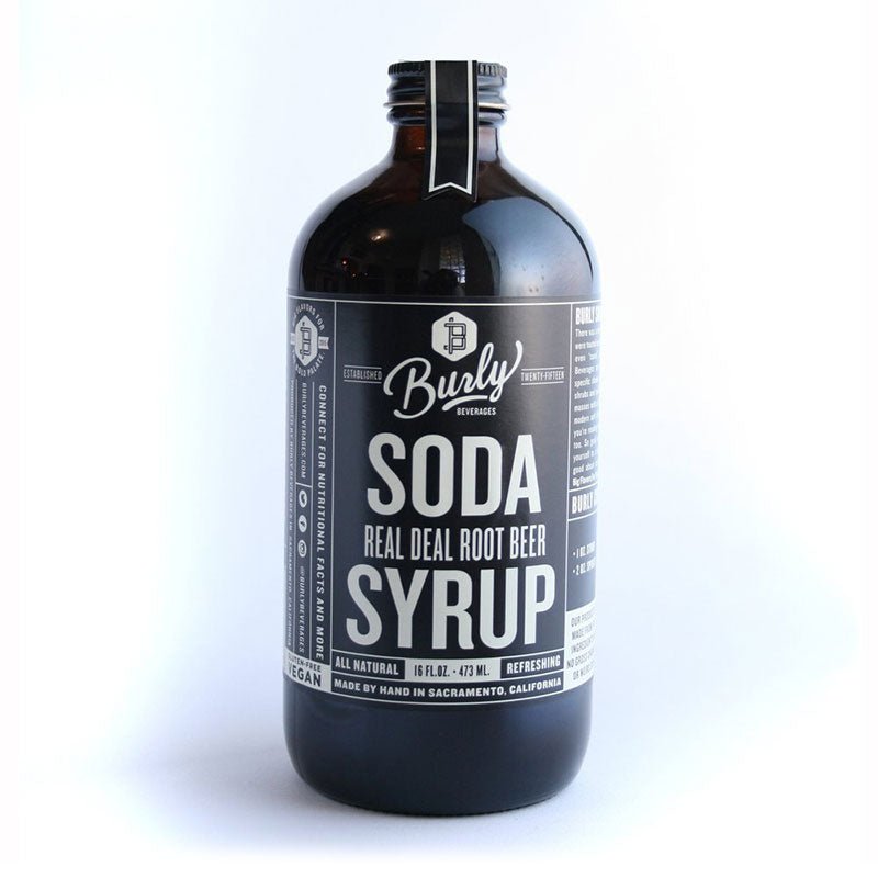 Burly Real Deal Root Beer Syrup 473ml - Uptown Spirits