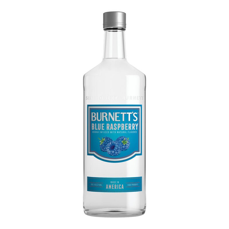 Burnetts Blue Raspberry Flavored Vodka 750ml - Uptown Spirits