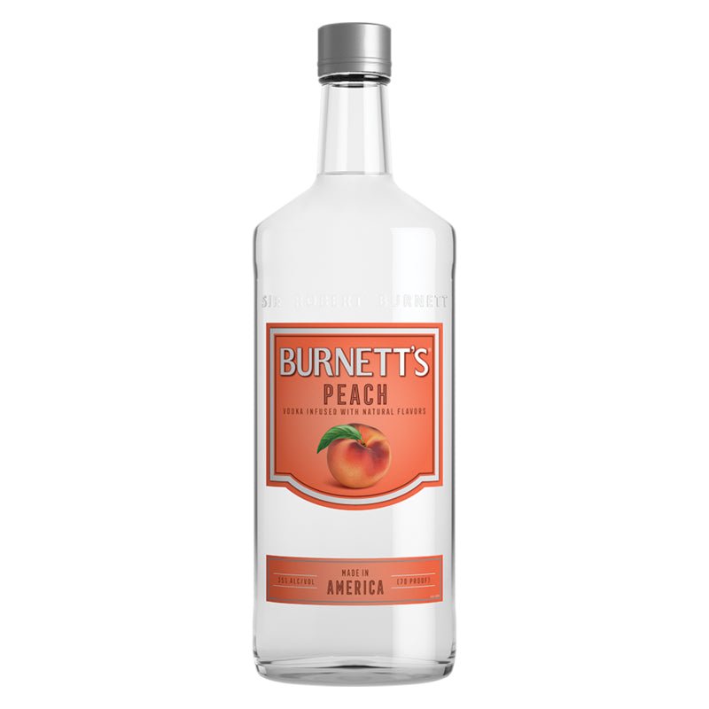 Burnetts Peach Flavored Vodka 375ml - Uptown Spirits