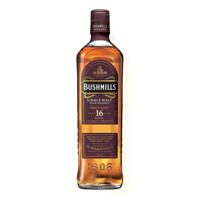 Bushmills 16 Year Single Malt Irish Whisky 750ml - Uptown Spirits