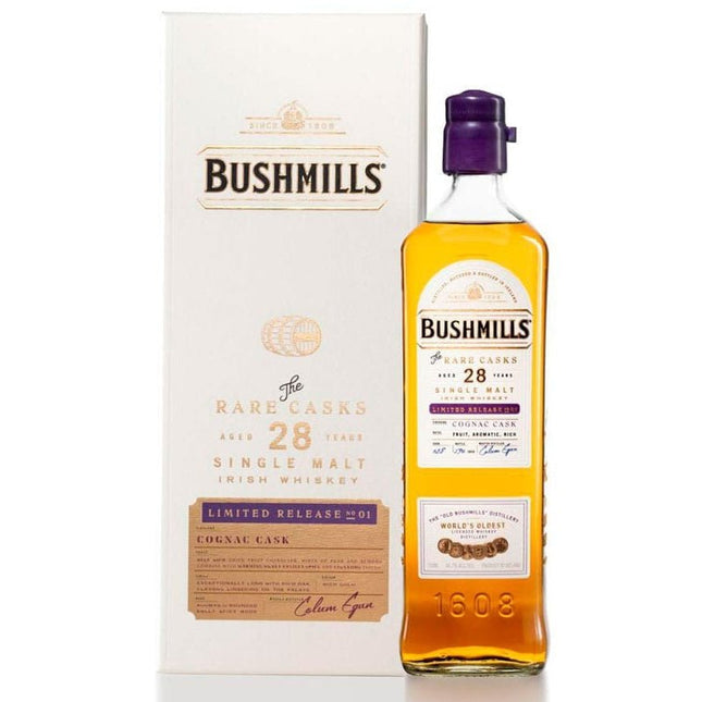 Bushmills The Rare Casks 28 Year Limited Release No1 Irish Whisky 750ml - Uptown Spirits