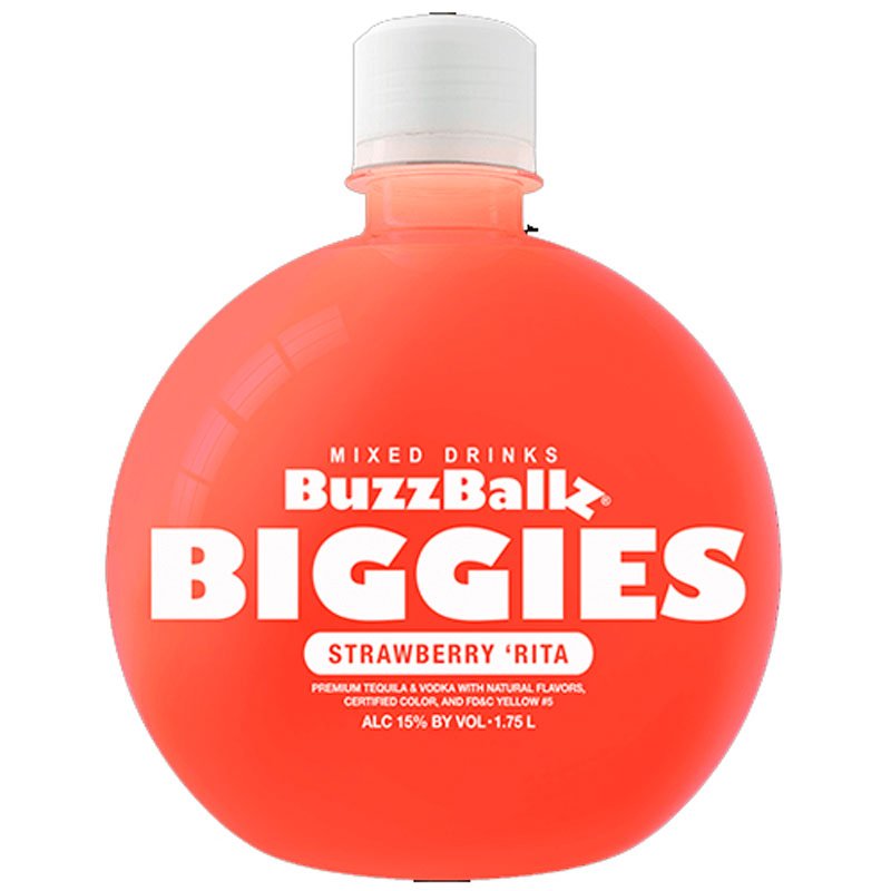 BuzzBallz Biggies Strawberry Rita Cocktails 1.75L - Uptown Spirits