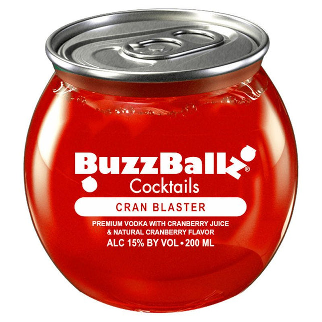 BuzzBallz Cran Blaster Cocktails Full Case 24/200ml - Uptown Spirits