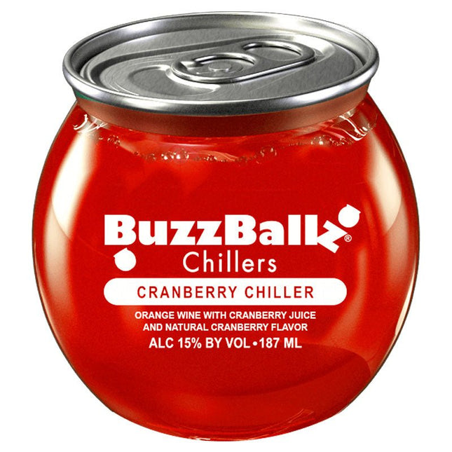 BuzzBallz Cranberry Chillers Full Case 24/187ml - Uptown Spirits