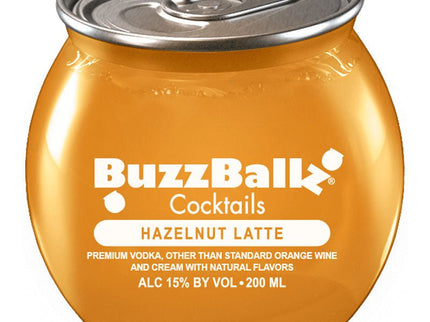 BuzzBallz Hazelnut Latte Cocktails Full Case 24/200ml - Uptown Spirits
