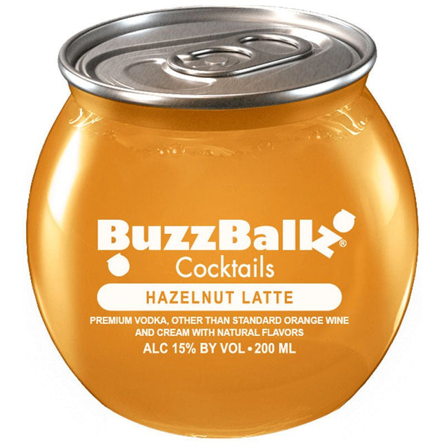 BuzzBallz Hazelnut Latte Cocktails Full Case 24/200ml - Uptown Spirits