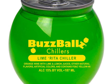 BuzzBallz Lime Rita Chillers Full Case 24/187ml - Uptown Spirits