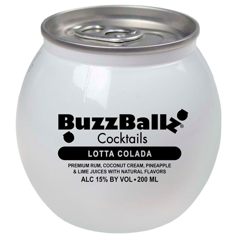BuzzBallz Lotta Colada Cocktails Full Case 24/200ml - Uptown Spirits
