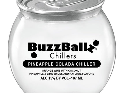 BuzzBallz Pineapple Colada Chillers Full Case 24/187ml - Uptown Spirits