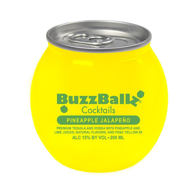 BuzzBallz Pineapple Jalapeno Full Case 24/200ml - Uptown Spirits