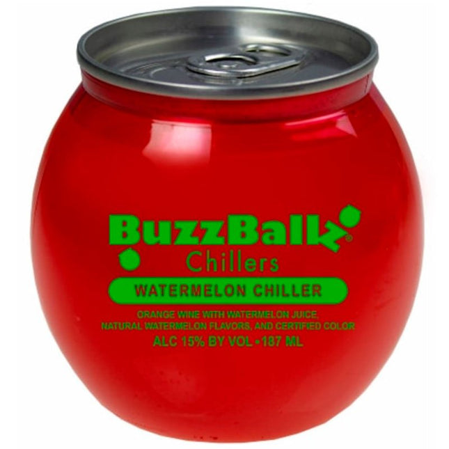 BuzzBallz Watermelon Chillers Full Case 24/187ml - Uptown Spirits