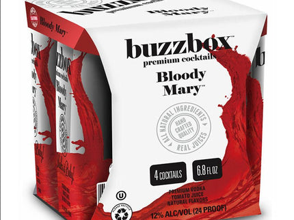 Buzzbox Bloody Mary Cocktails 4/200ml - Uptown Spirits
