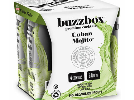 Buzzbox Cuban Mojito Cocktails 4/200ml - Uptown Spirits