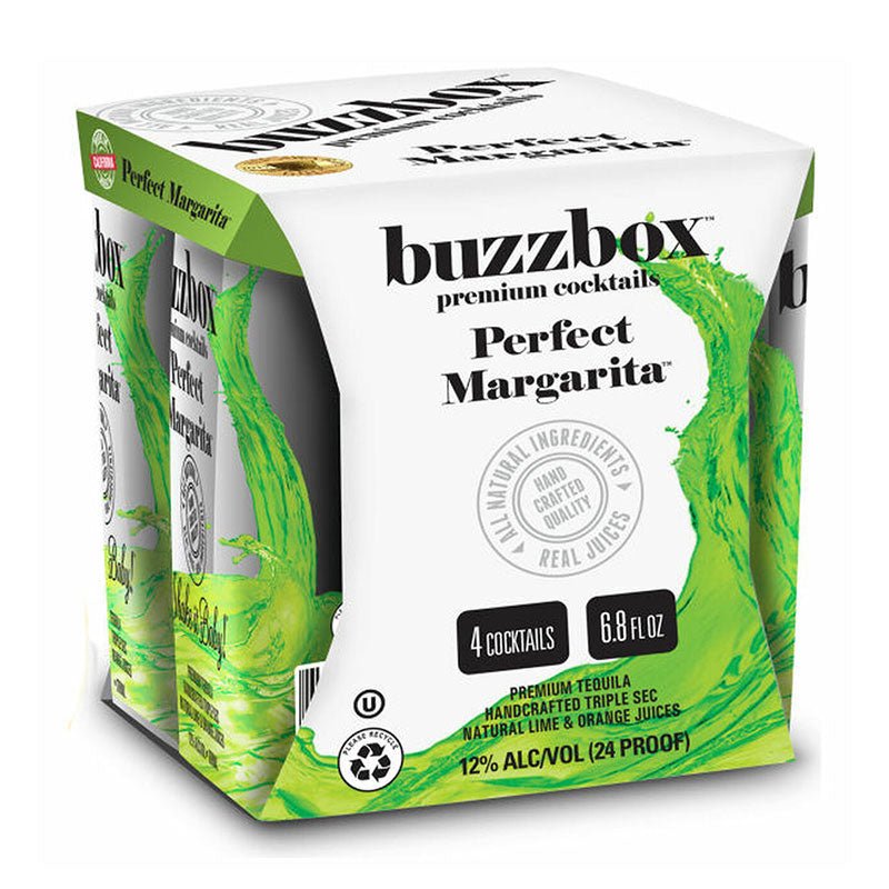 Buzzbox Perfect Margarita Cocktails 4/200ml - Uptown Spirits
