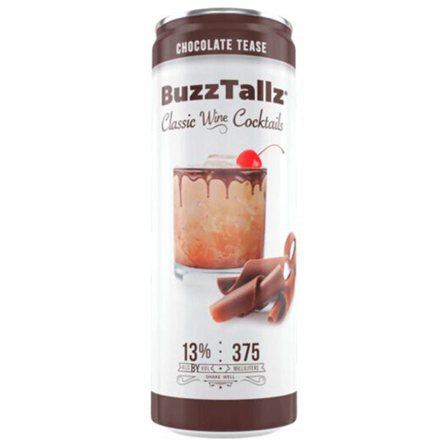 Buzztallz Chocolate Tease Classic Wine Cocktails 375ml - Uptown Spirits