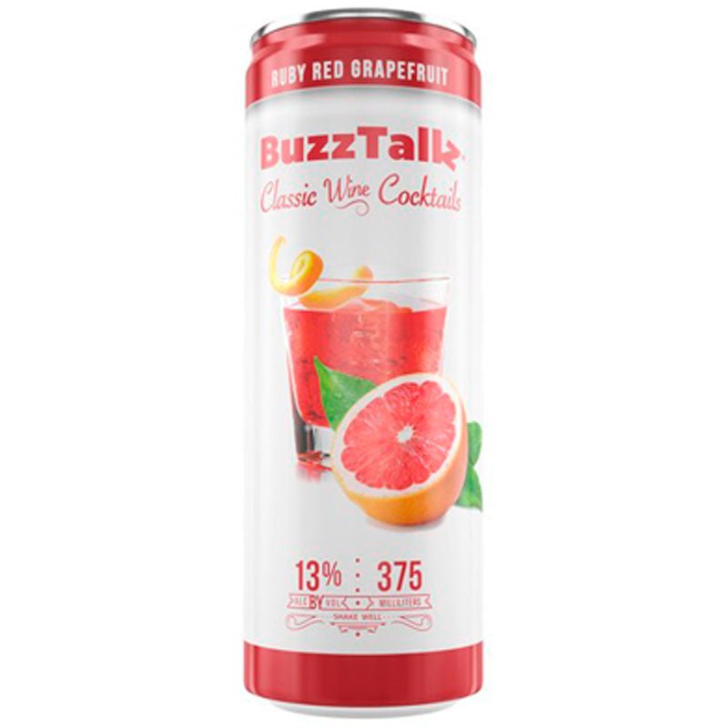 Buzztallz Ruby Red Grapefruit Classic Wine Cocktails 375ml - Uptown Spirits
