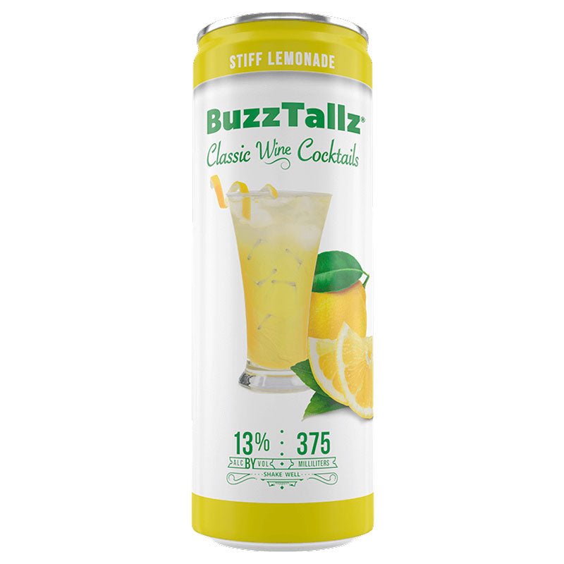 Buzztallz Stiff Lemonade Classic Wine Cocktails 375ml - Uptown Spirits