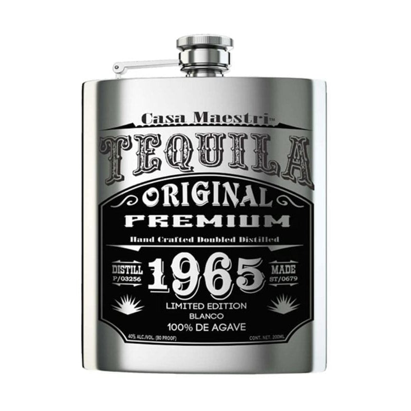Casa Maestri Flask Edition Blanco Tequila 200ml - Uptown Spirits