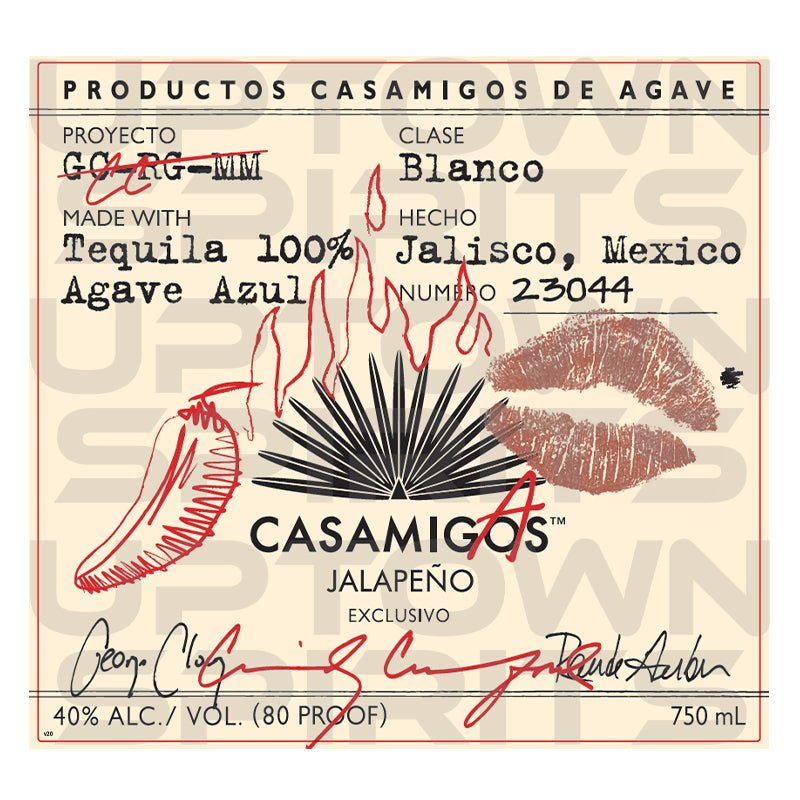 Casamigos Jalapeno Flavored Blanco Tequila 750ml - Uptown Spirits
