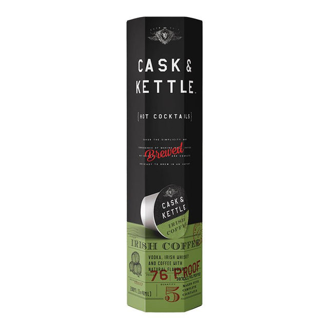 Cask & Kettle Irish Coffee Hot Cocktail 5/40ml - Uptown Spirits