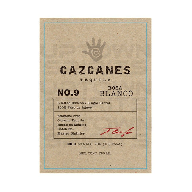 Cazcanes No. 9 Rosa Blanco Tequila 750ml - Uptown Spirits