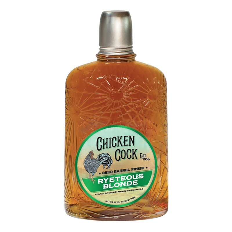 Chicken Cock Ryeteous Blonde Rye Whiskey 750ml - Uptown Spirits