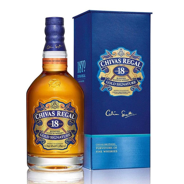 Chivas Regal 18 Year Gold Signature Blended Scotch Whisky - Uptown Spirits