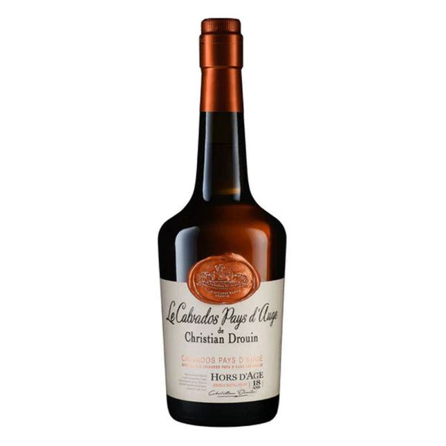 Christian Drouin Calvados Hors D Age Pays D Auge Brandy 750ml - Uptown Spirits