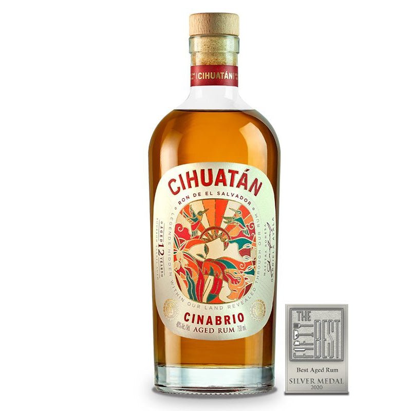 Cihuatan Cinabrio 12 Year Rum 750ml - Uptown Spirits